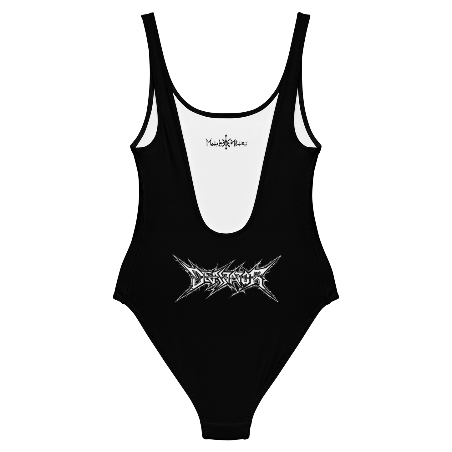 Devastator The Warrior Goat official one piece swimsuit by Metal Mistress