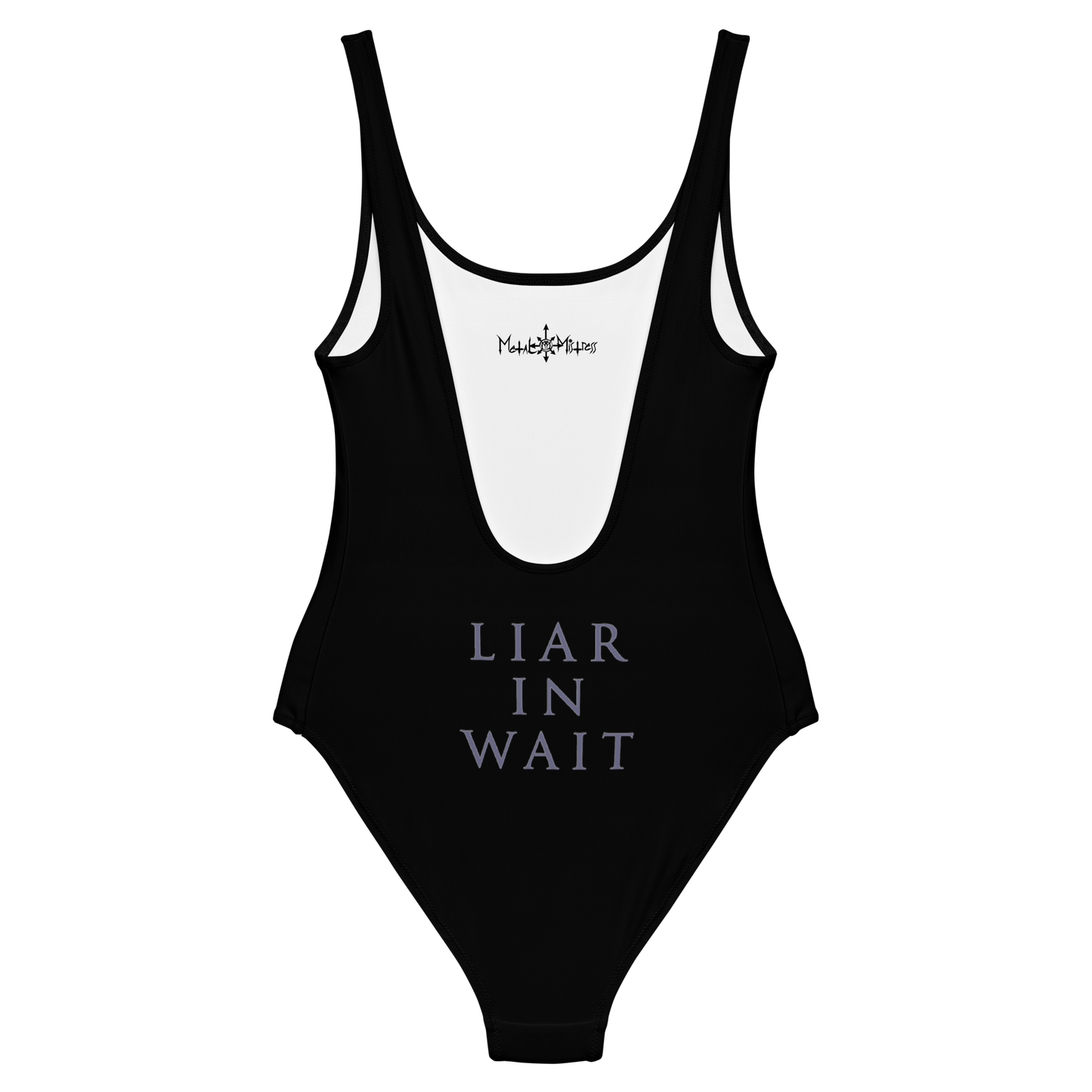 Devastator Liar in Wait official one piece swimsuit by Metal Mistress