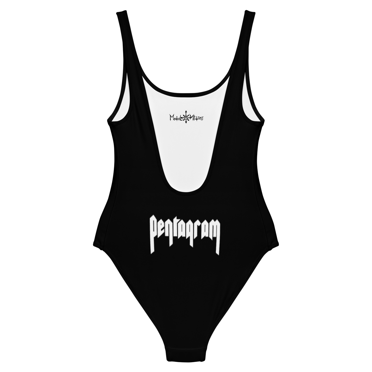PENTAGRAM Relentless One-Piece Swimsuit (White Pentacle)