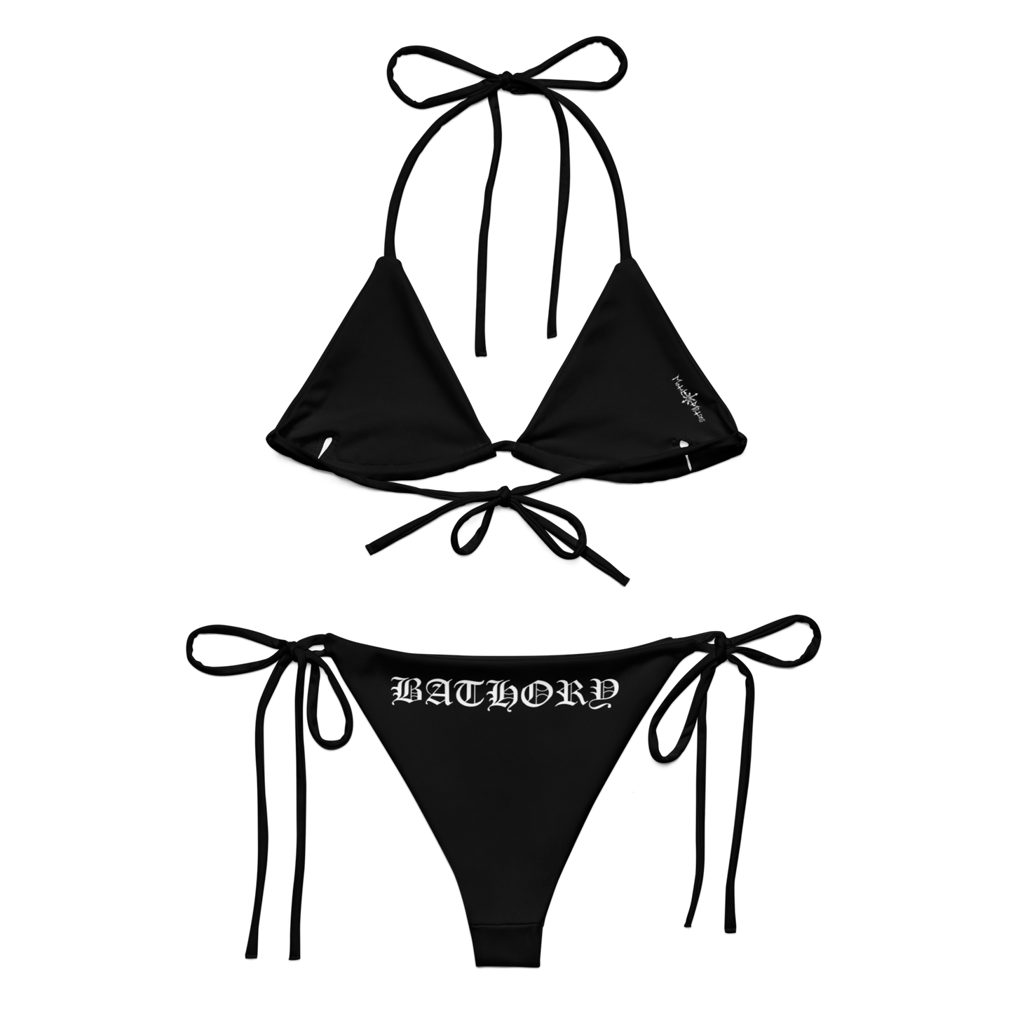 BATHORY Yellow Goat Head Bikini Swimsuit