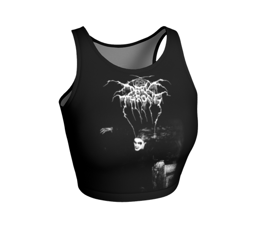 Darkthrone A Blaze in the Northern Sky official crop top by Metal Mistress