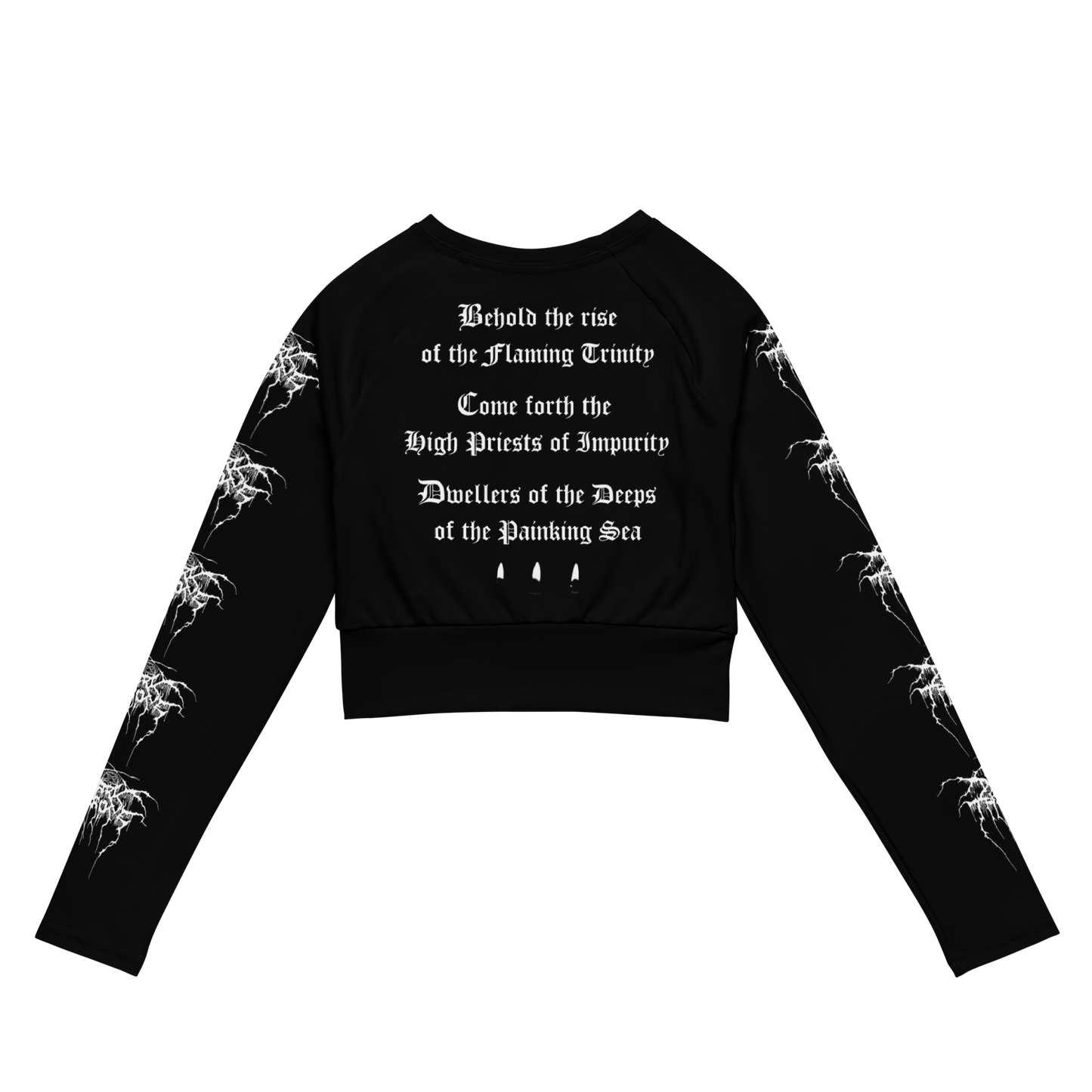 Darkthrone Panzerfaust official long sleeve crop top by Metal Mistress