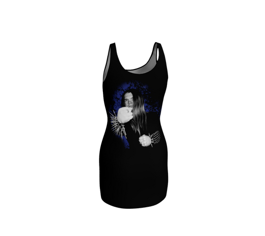Darkthrone Total Death official bodycon dress by Metal Mistress