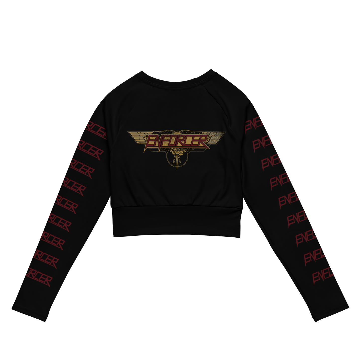Enforcer High Roller official Metal Mistress long sleeve crop top