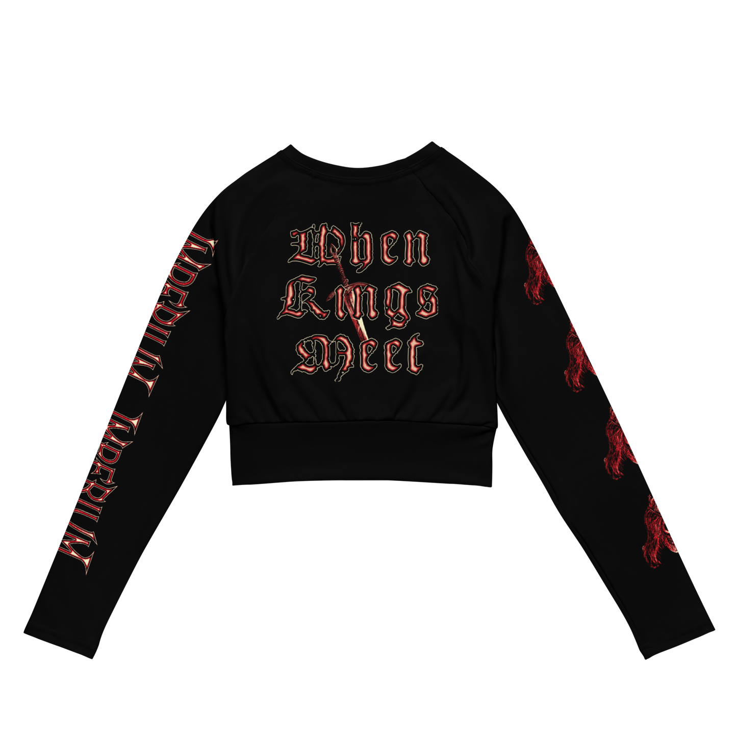 Imperium When Kings Meet official long sleeve crop top by Metal Mistress