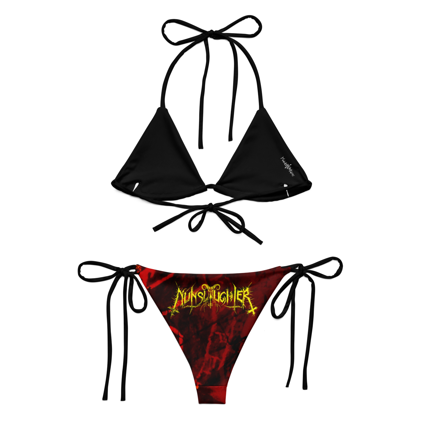 Nunslaughter Hex official bikini swimsuit by Metal Mistress