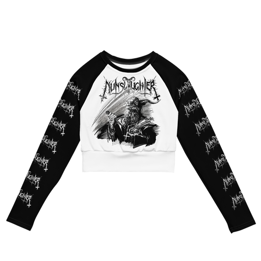 NunSlaughter Putrid Goat official long sleeve crop top by Metal Mistress
