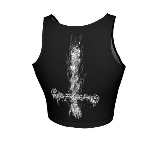 NunSlaughter Putrid Hand official crop top by Metal Mistress