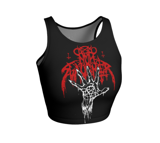 NunSlaughter Putrid Hand official crop top by Metal Mistress