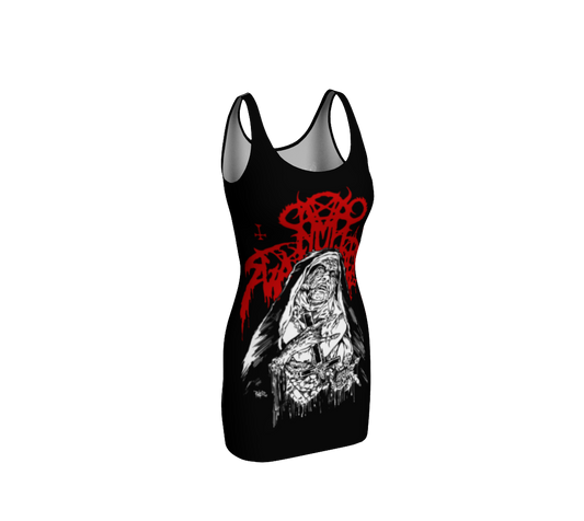 NunSlaughter Putrid Nun official bodycon dress by Metal Mistress
