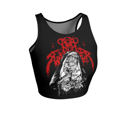 NunSlaughter Putrid Nun official crop top by Metal Mistress