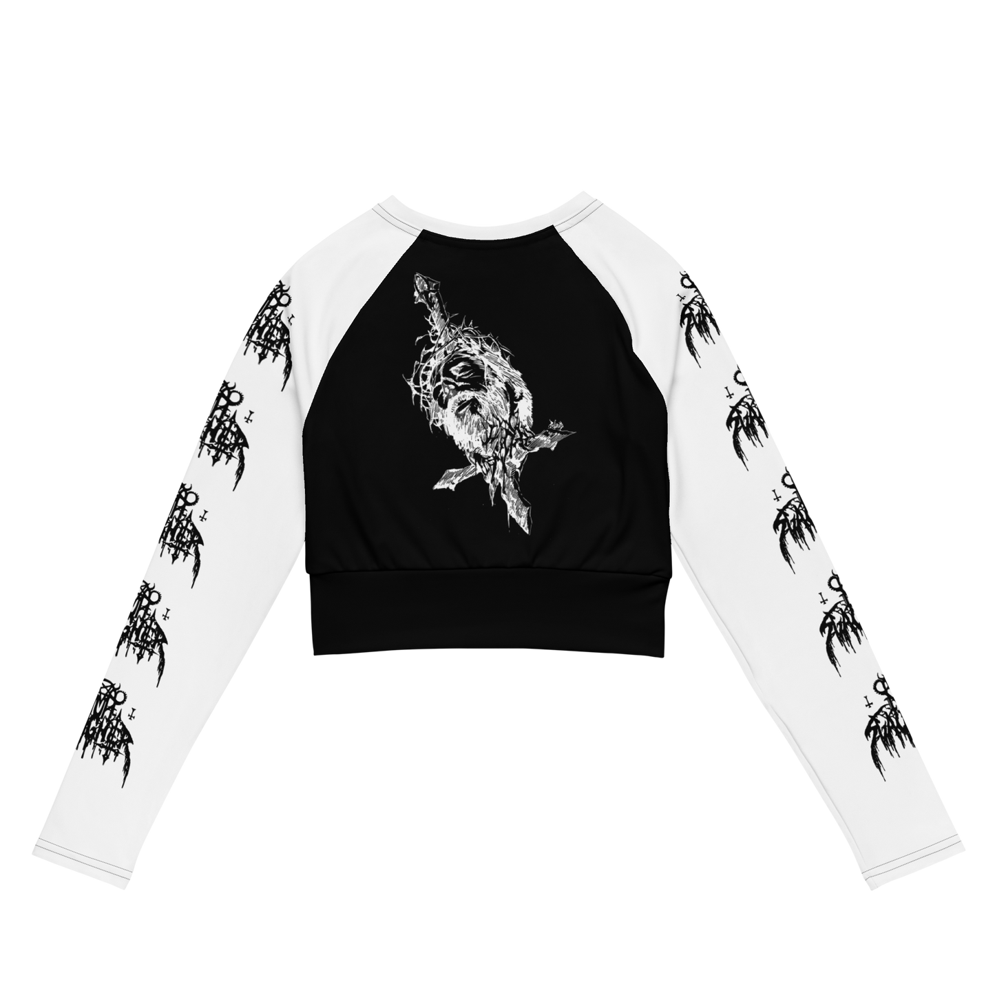 NunSlaughter Putrid Nun official long sleeve crop top by Metal Mistress