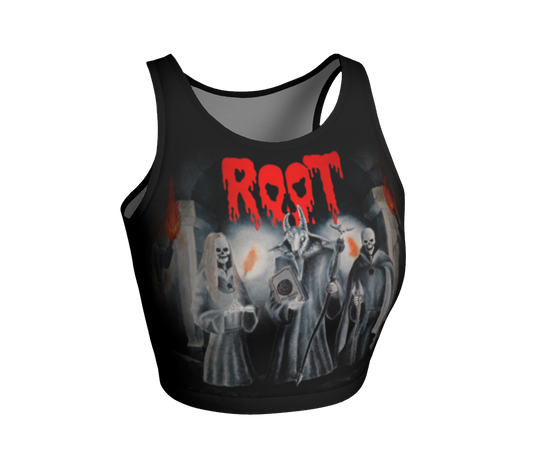 Root The Temple of the Underworld official crop top by Metal Mistress