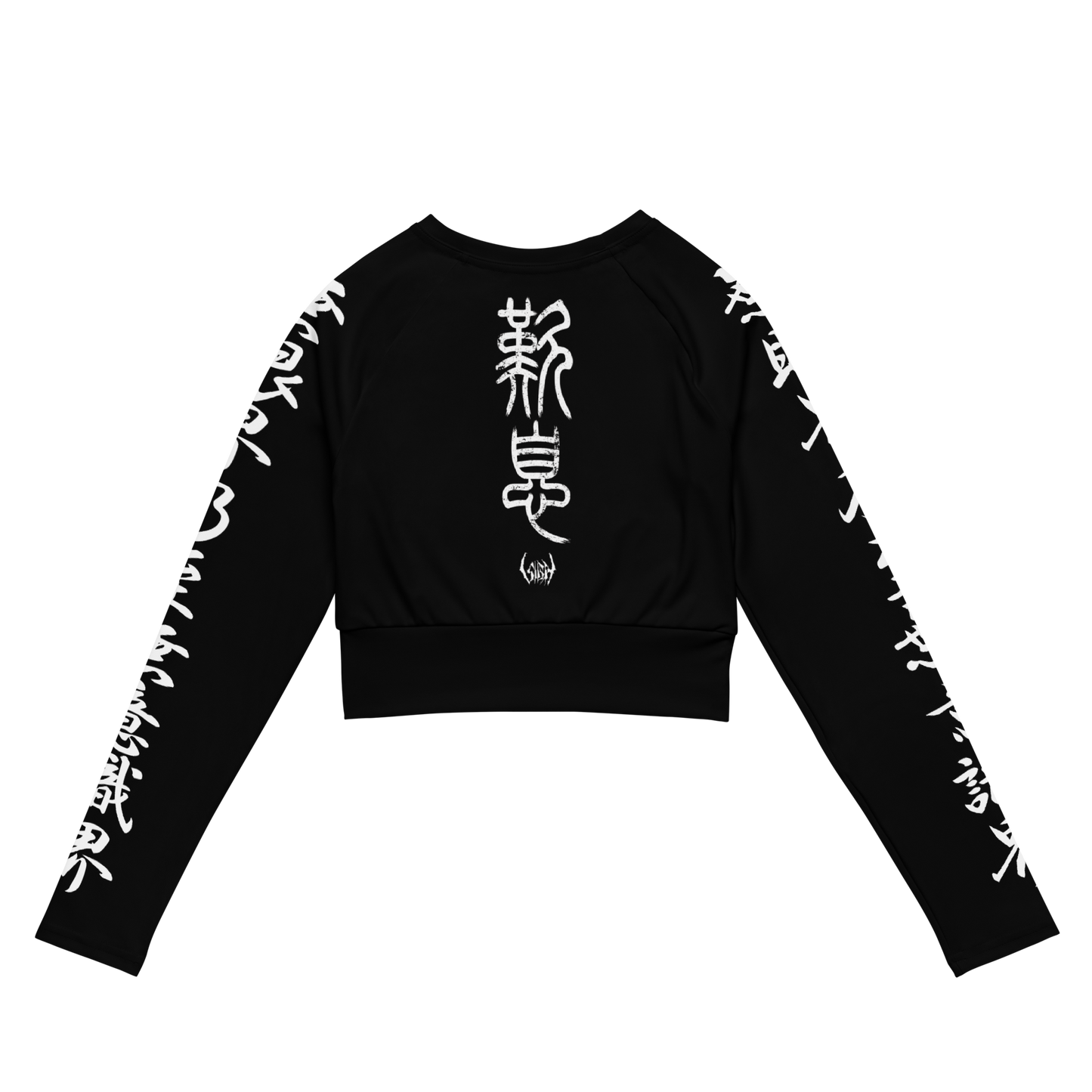 SIGH Buddha Long Sleeve Crop Top