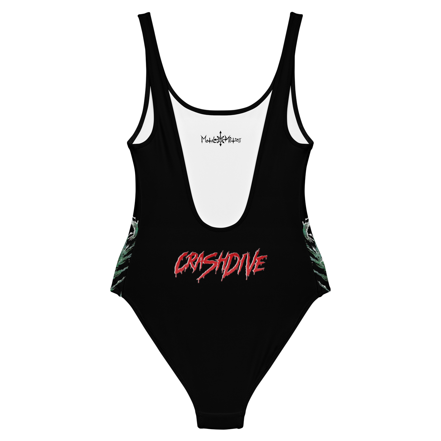 Tailgunner Crashdive official licensed one piece swimsuit by Metal Mistress