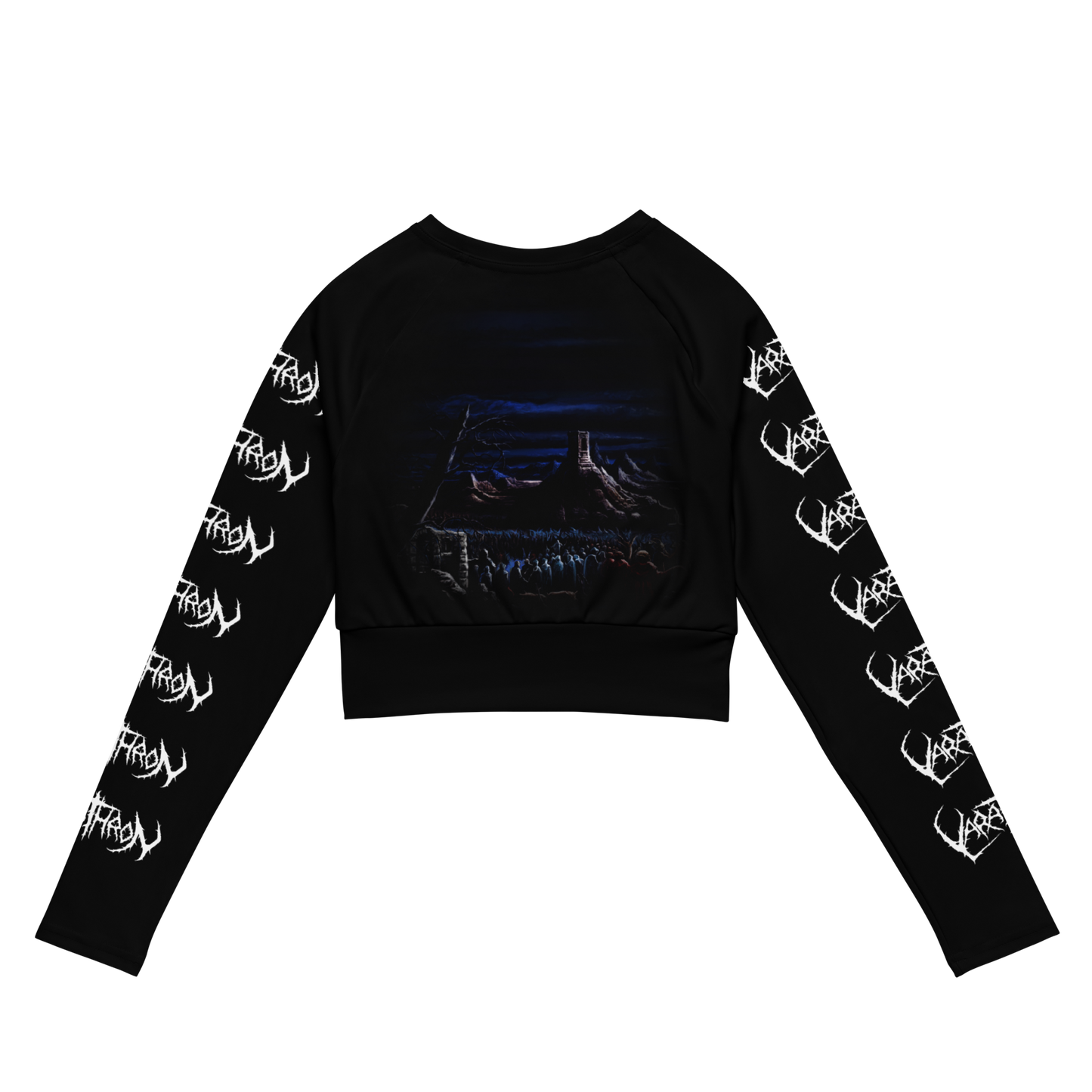 VARATHRON Glorification Under the Latin Moon official long sleeve crop top by Metal Mistress