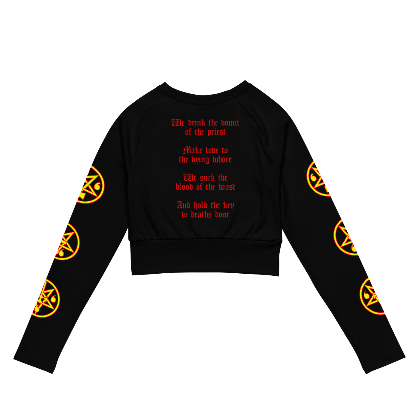 Venom - Black Metal official long sleeve crop top by Metal Mistress