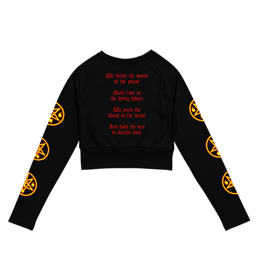 Venom - Black Metal official long sleeve crop top by Metal Mistress