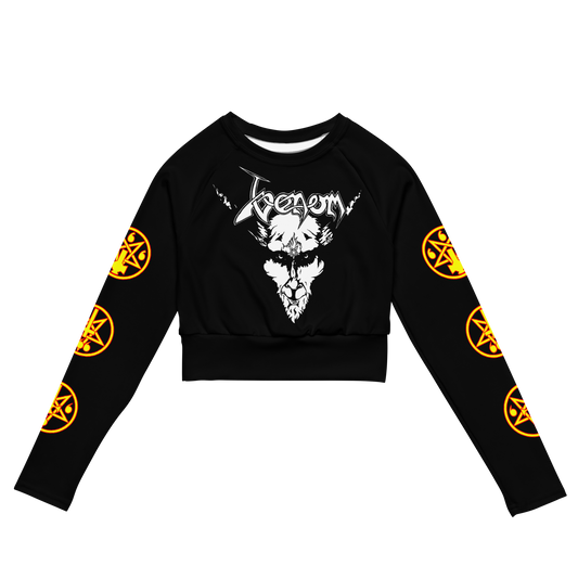 Venom - Black Metal official long sleeve crop top by Metal Mistress