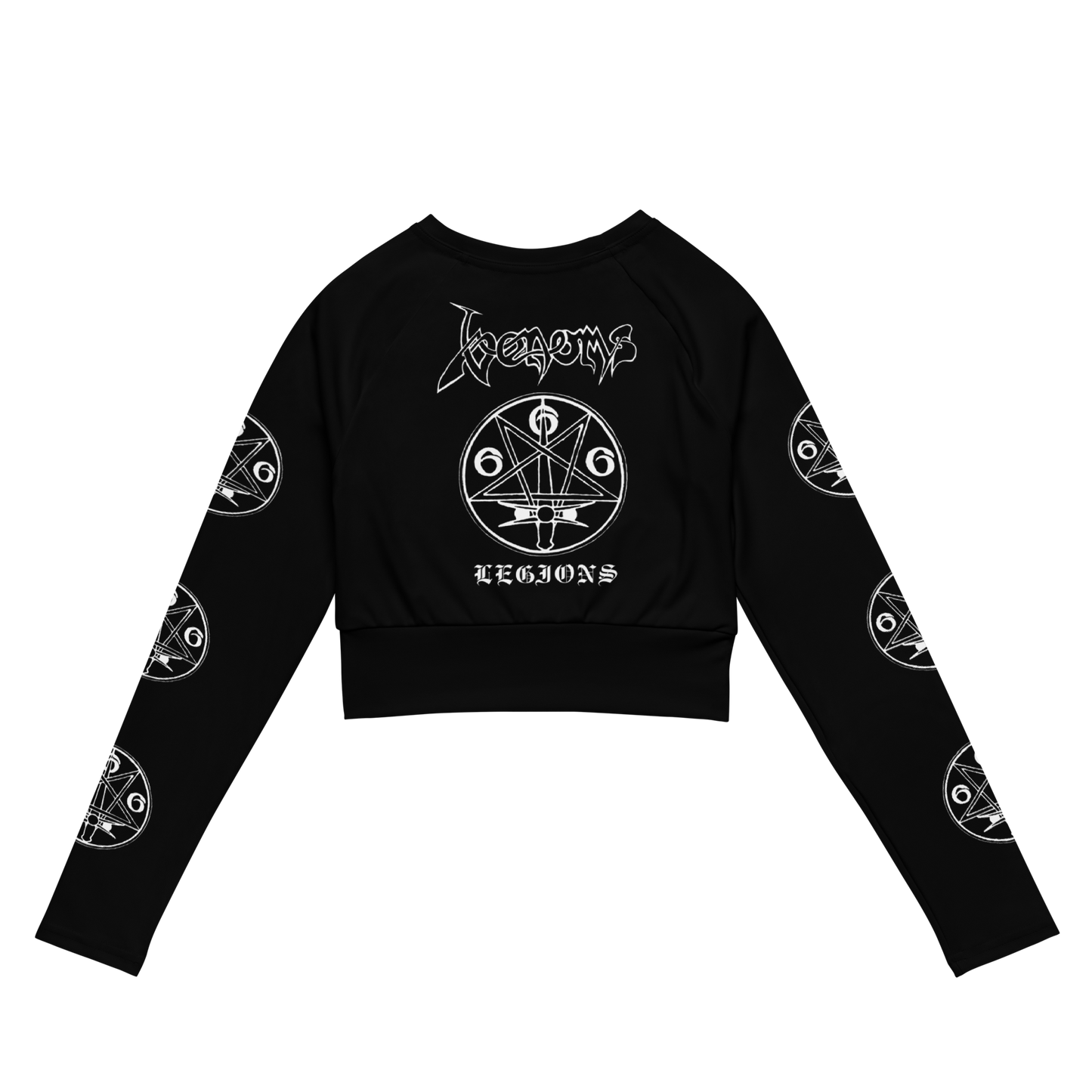 Venom - Legions official long sleeve crop top by Metal Mistress