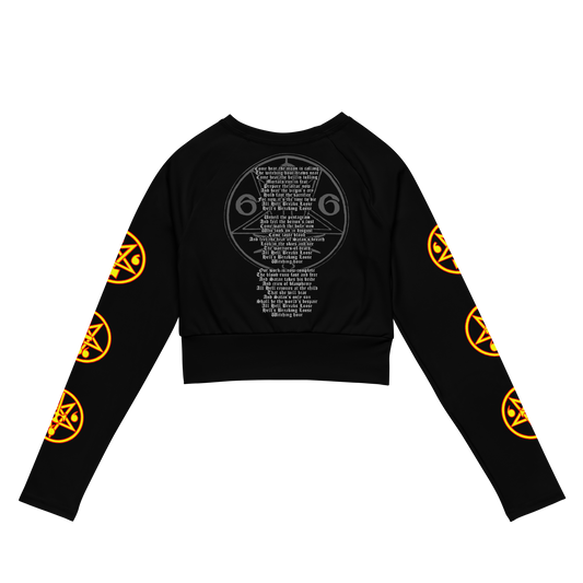 Venom - Welcome to Hell official long sleeve crop top by Metal Mistress