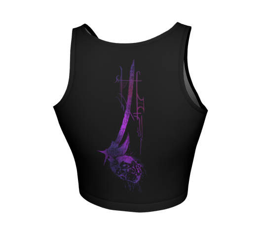 Hellfekted Demonic official fitted crop top by Metal Mistress