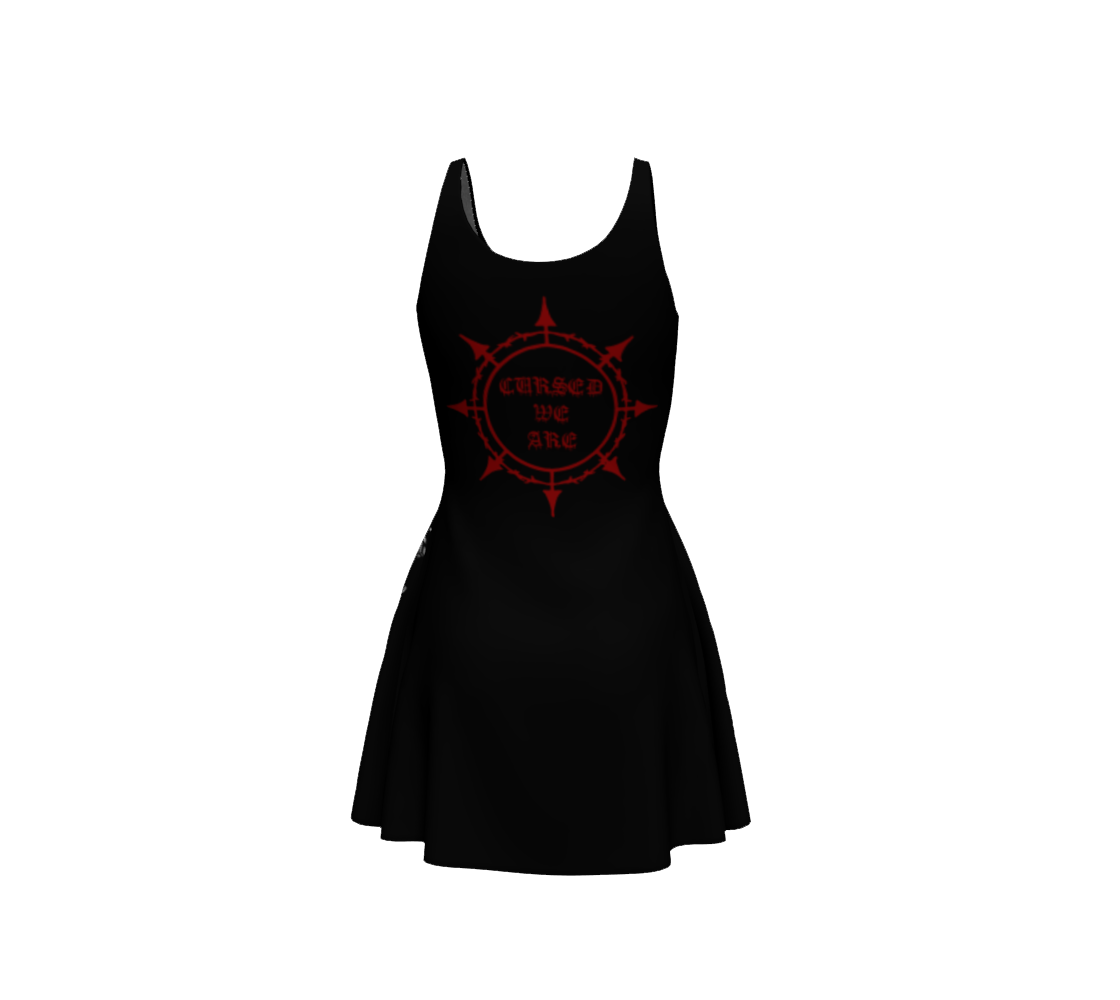 Satanic ...From Hell official flare dress by Metal Mistress