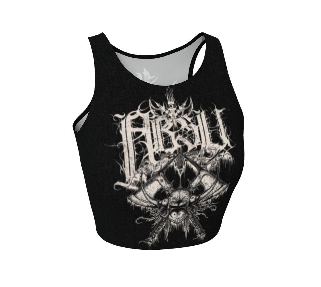 Absu Highland Tyrant Attack official crop top by Metal Mistress