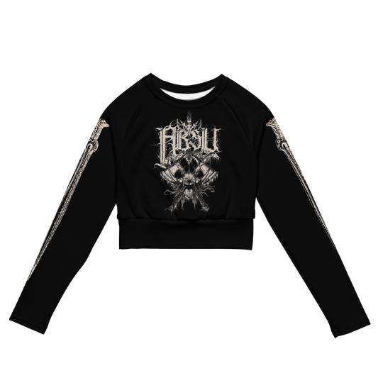 Absu Highland Tyrant Attack official long sleeve crop top by Metal Mistress