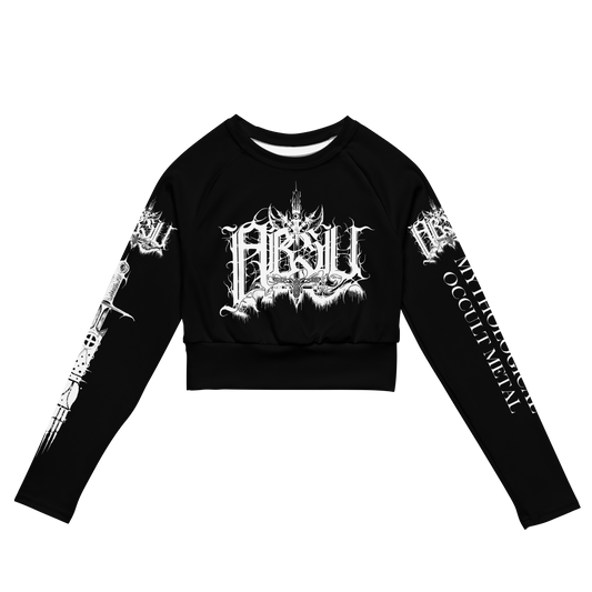 Absu Mythological Occult Metal official long sleeve crop top by Metal Mistress