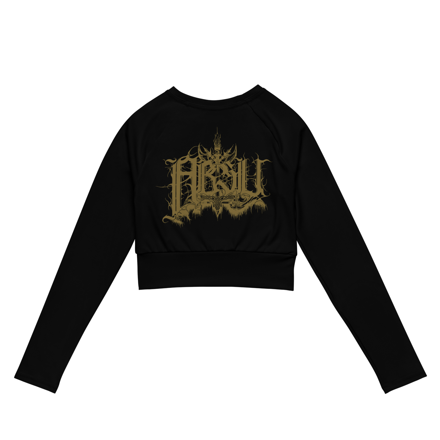 ABSU The Gold Torques of Ulaid Long Sleeve Crop Top