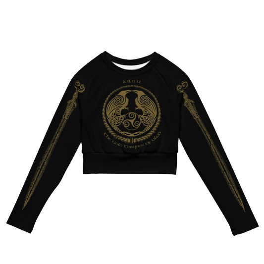 Absu The Gold Torques of Ulaid official long sleeve crop top by Metal Mistress