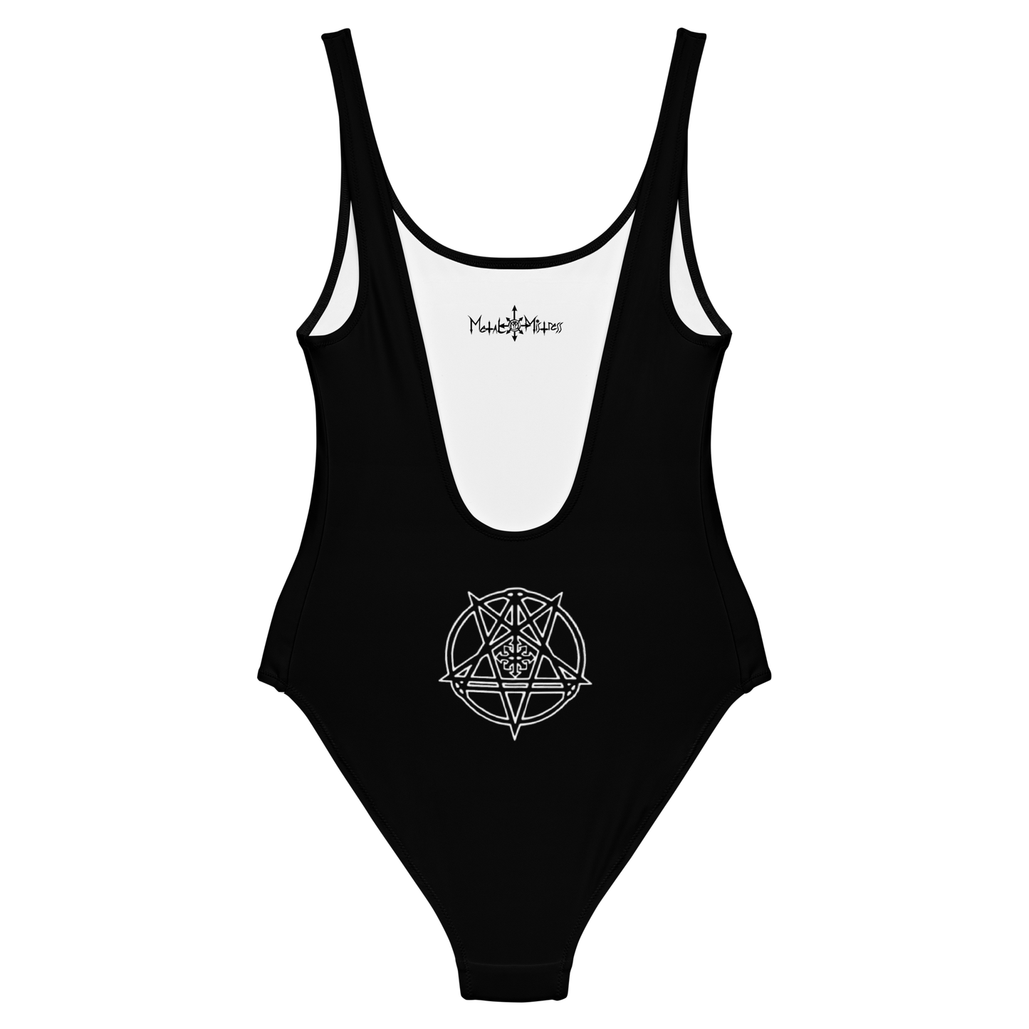 Blasphemy Victory (Son of the Damned) official one piece swimsuit by Metal Mistress