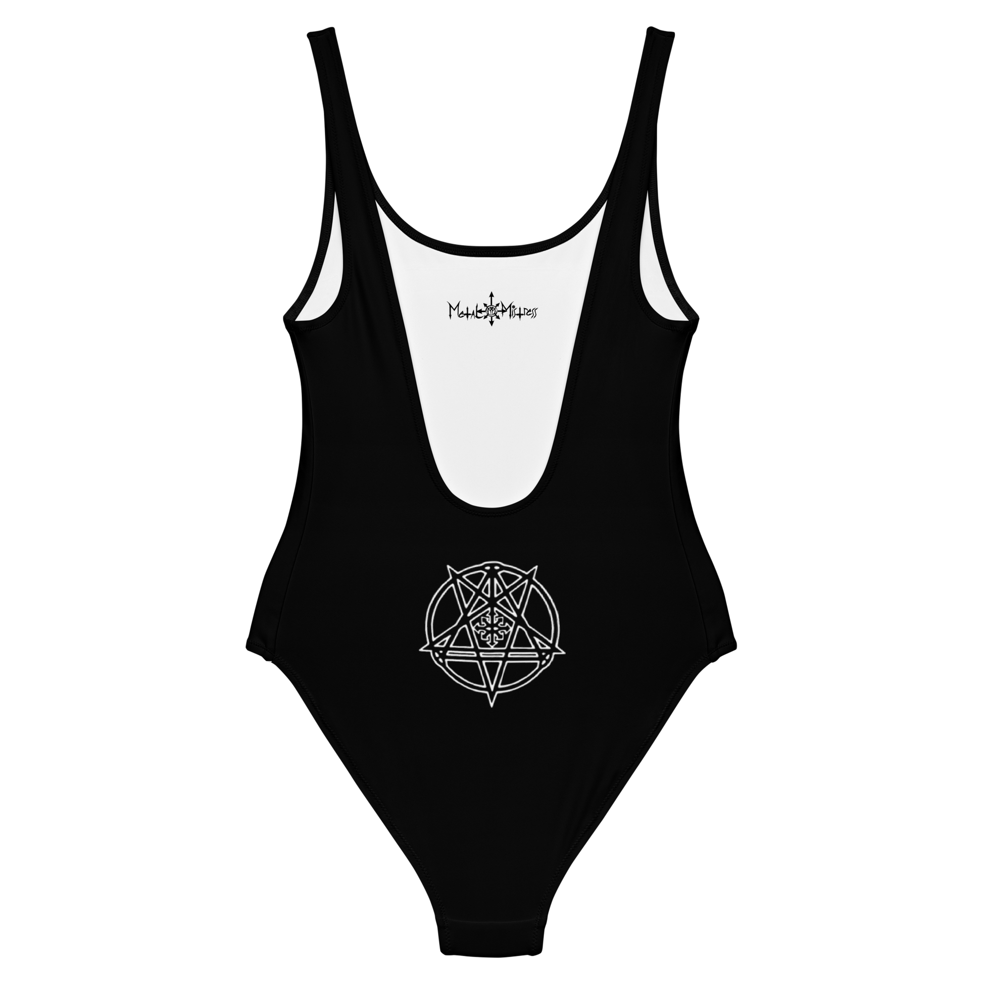 Blasphemy Victory (Son of the Damned) official one piece swimsuit by Metal Mistress