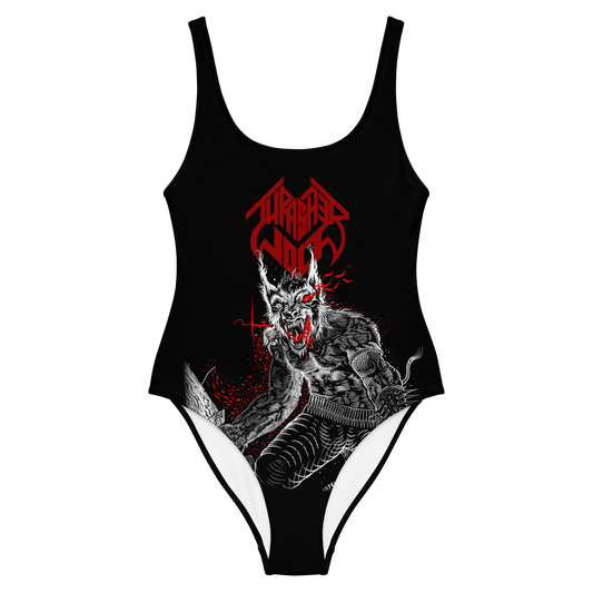 Thrasherwolf Frank the Werewolf official one-piece swimsuit