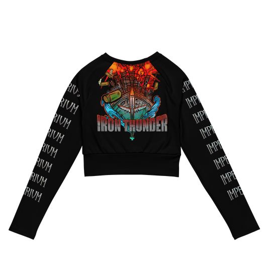 Imperium Iron Thunder official long sleeve crop top by Metal Mistress