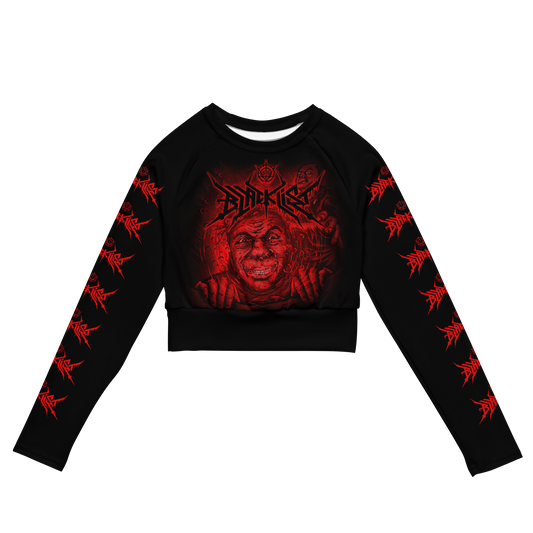 Blacklist (UK) Blood Baptism official long sleeve crop top by Metal Mistress