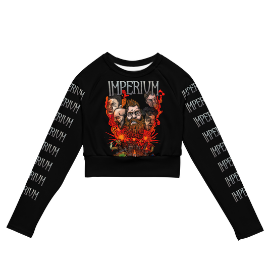 Imperium Iron Thunder official long sleeve crop top by Metal Mistress