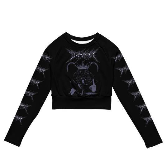 Devastator Liar in Wait official long sleeve crop top by Metal Mistress