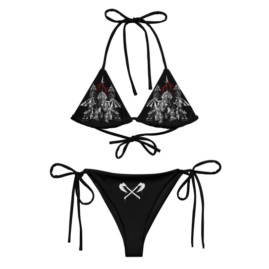 Hellfekted True Fucking Evil official bikini swimsuit by Metal Mistress