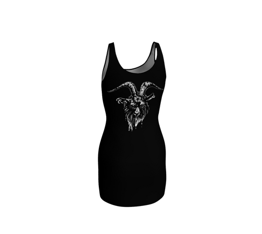 Devastator Baptized in Blasphemy official bodycon dress by Metal Mistress