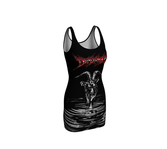 Devastator Baptized in Blasphemy official bodycon dress by Metal Mistress