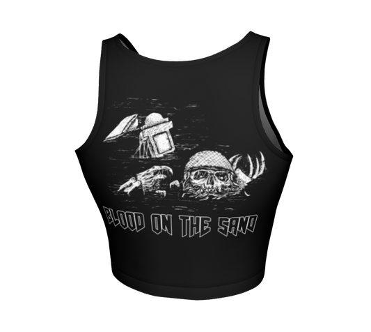 Blacklist (UK) Blood on the Sand official fitted crop top by Metal Mistress