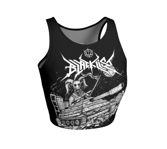 Blacklist (UK) Blood on the Sand official fitted crop top by Metal Mistress