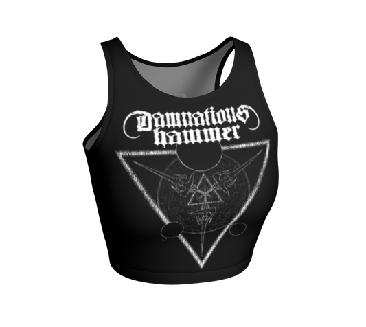 Damnation's Hammer official crop top by Metal Mistress