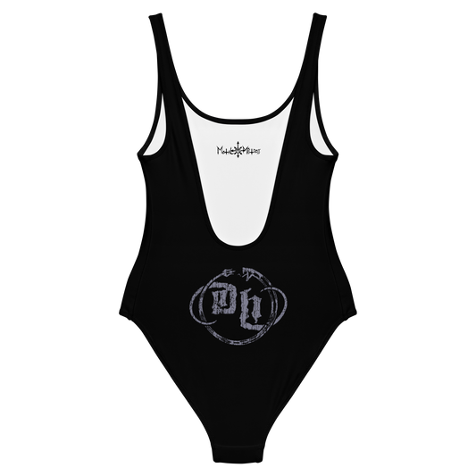 DAMNATION'S HAMMER Into the Silent Nebula One Piece Swimsuit