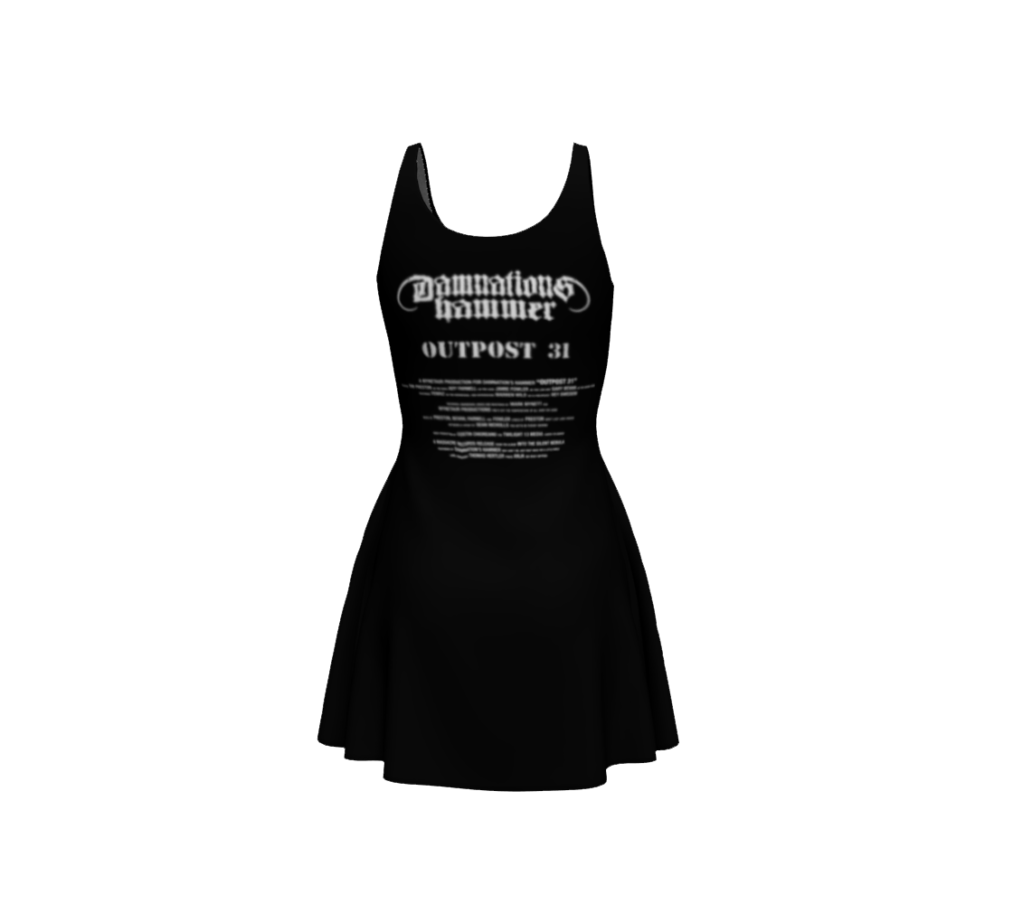 Damnation's Hammer Outpost 31 official flare dress by Metal Mistress
