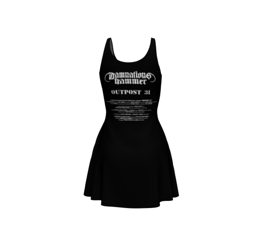 Damnation's Hammer Outpost 31 official flare dress by Metal Mistress