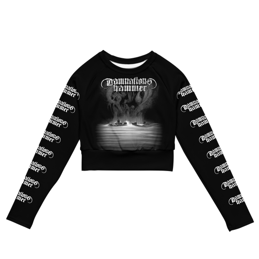Damnation's Hammer Outpost 31 official long sleeve crop top by Metal Mistress