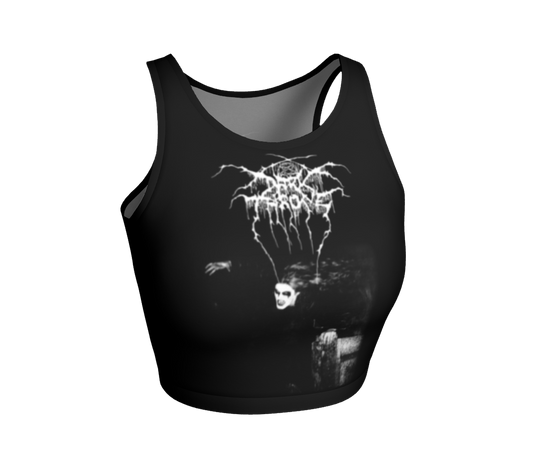 Darkthrone A Blaze in the Northern Sky  official crop top by Metal Mistress